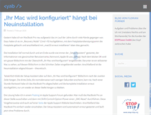 Tablet Screenshot of blog.kopfteam.de